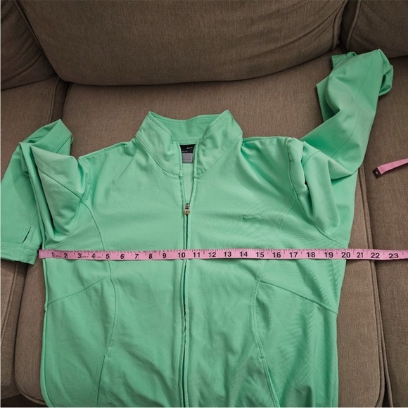 Nike sweatshirt Youth Large green zip up jacket - Picture 12 of 13